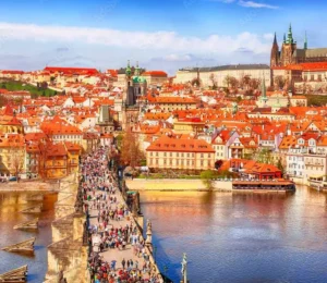 Prague Castle and Charles Bridge